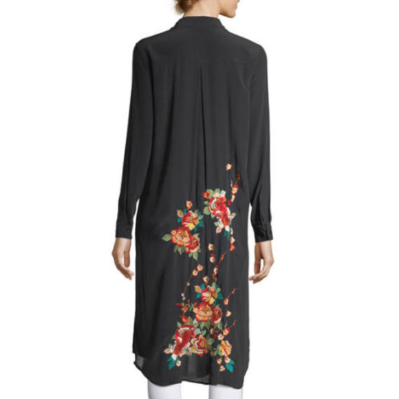 Johnny Was Cherry Floral Embroidered Duster Top XS - Picture 2 of 3